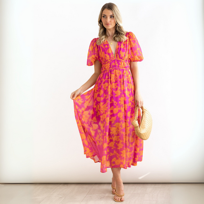 Elara Bloom | Zomerse Swing Jurk