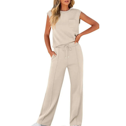 Senna Loungewear Set Abrikoos