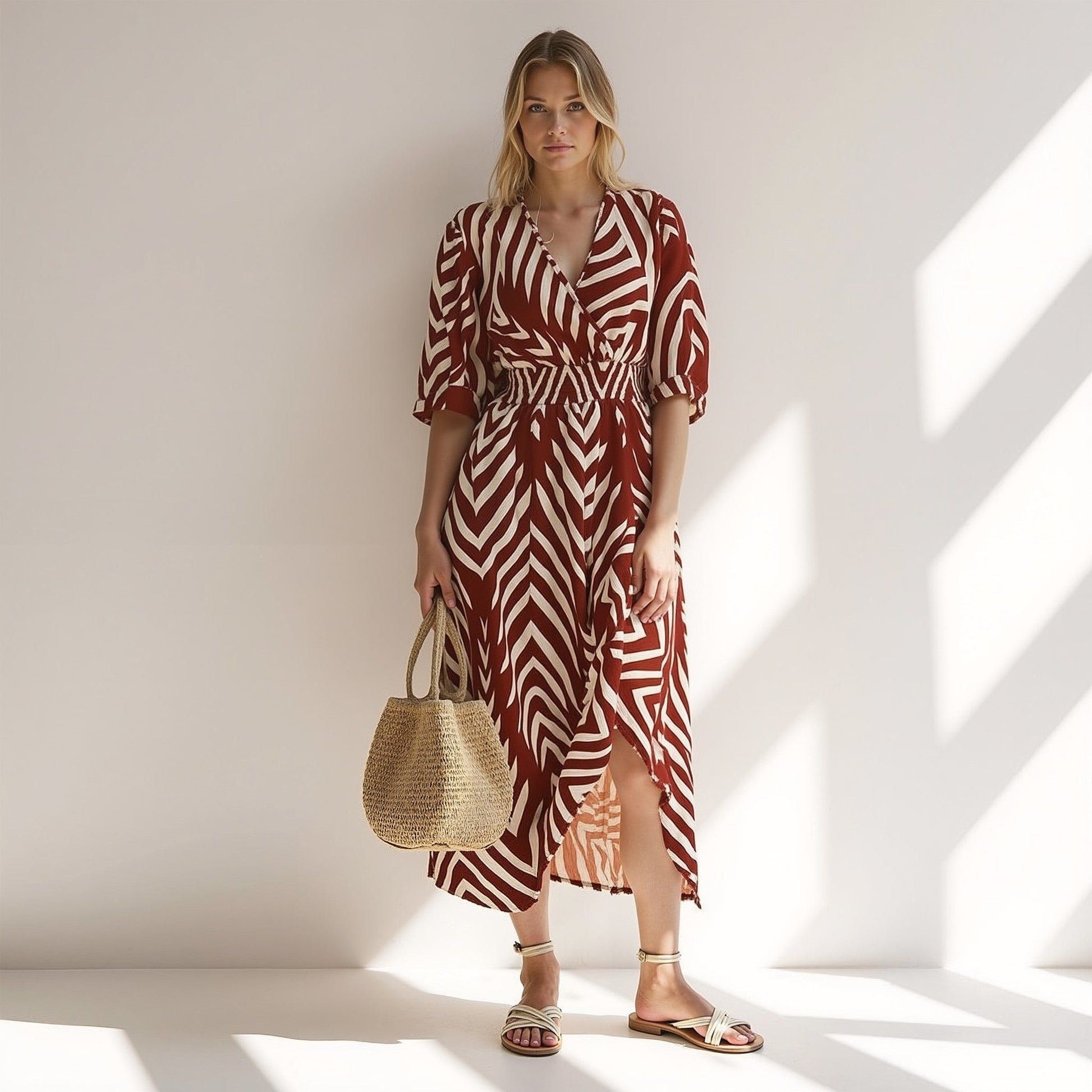 Haven Noir Jurk Bordeaux