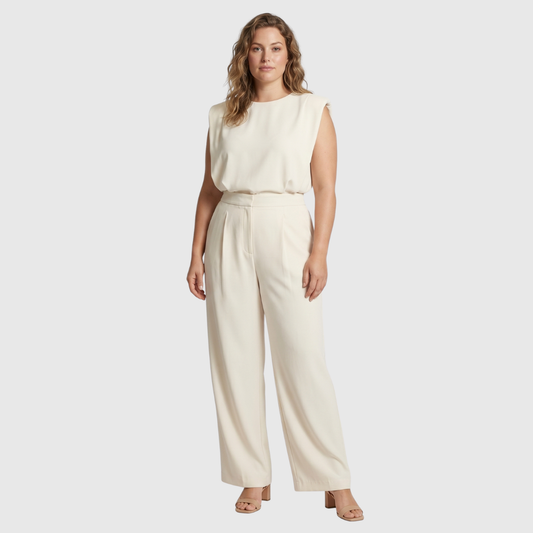 Nadège | Jumpsuit met Wijde Pijpen