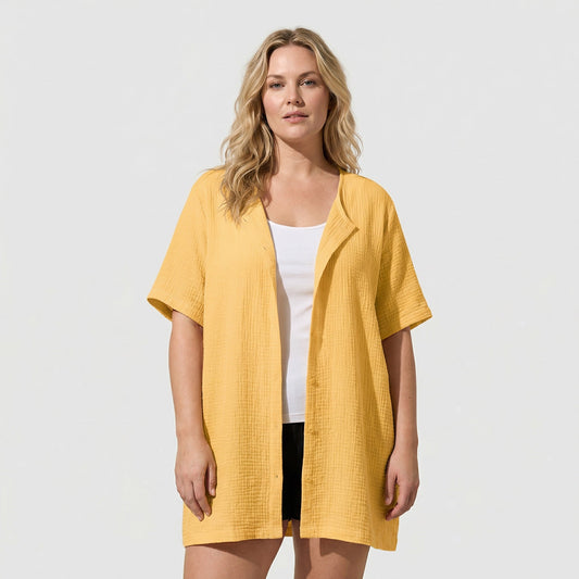 Mathilde | Blouse met Speelse Halslijn
