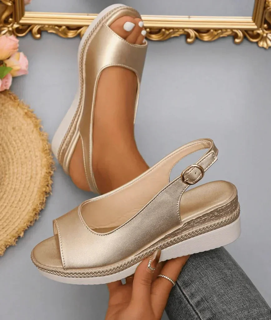 Solange sandalen Goud